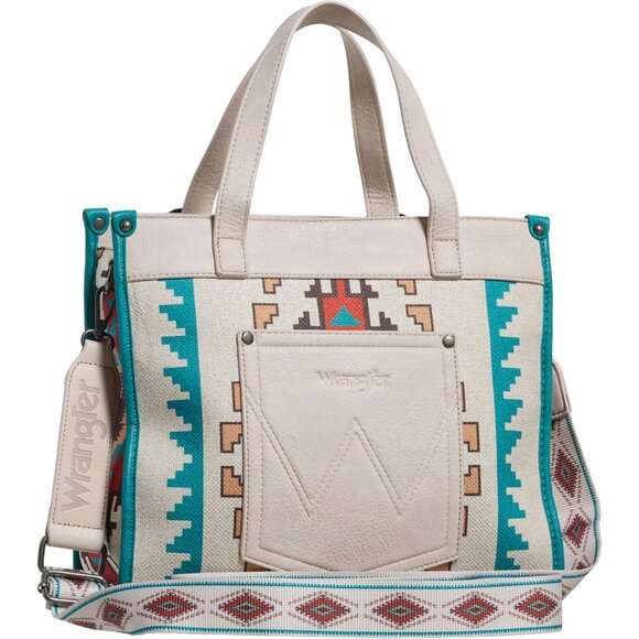 ***Wrangler Aztec-Print Satchel with Buckles*** - Picture 5 of 5
